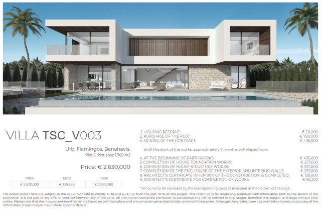 Current Offer For Project Villa TSC_V003
